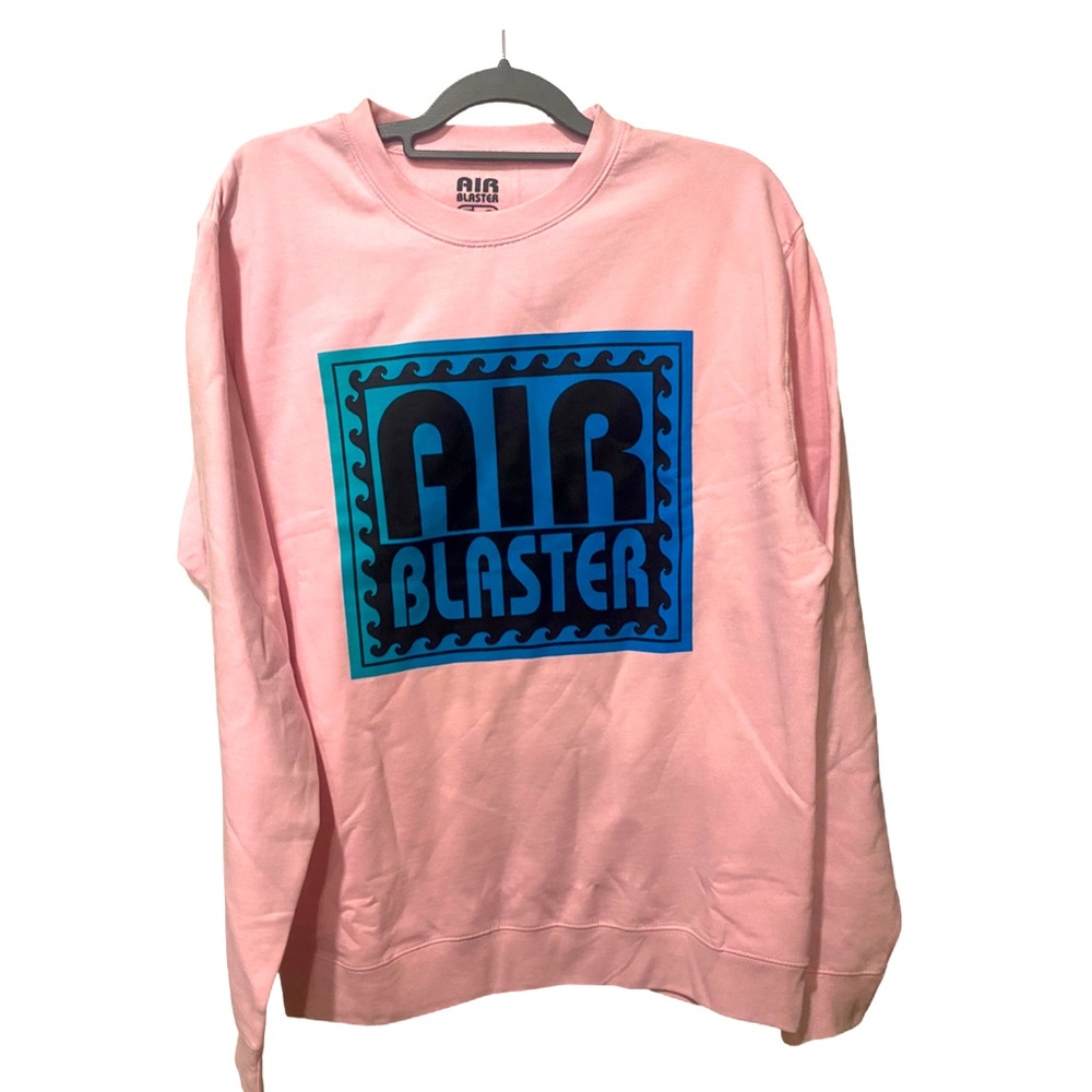 🆕 Air Blaster Surf Stack Crew Sweatshirt NWT